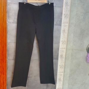 👖Betabrand charcoal gray straight-leg dress yoga pant XL petite